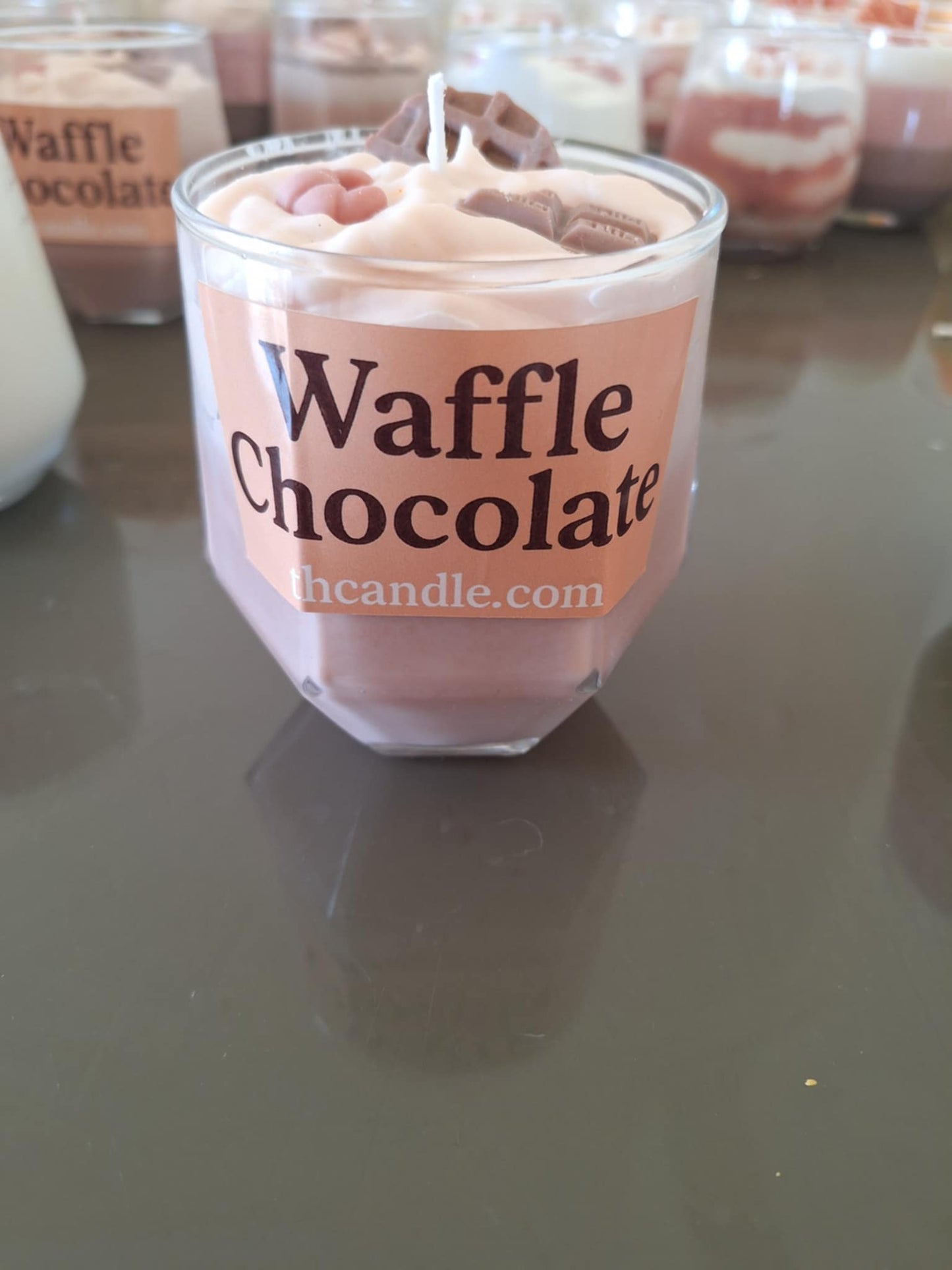 Waffle chocolate - Αρωματικό κερί Σόγιας Άρωμα Σοκολάτα