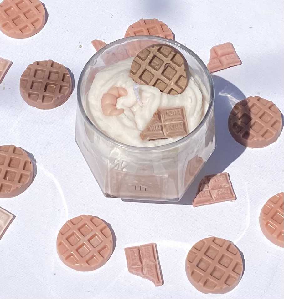 Waffle chocolate - Αρωματικό κερί Σόγιας